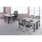 Kee Rectangle Tables > Training Tables > Kee Table & Chair Sets, 66 W, 24 L, 29 H, Maple MT6624PLBPBK23BK - alternate 4